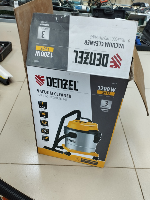 Промышленный пылесос Denzel lvc 15