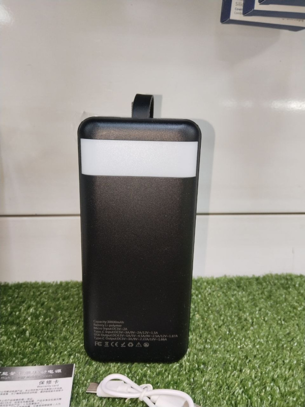 Внешний аккумулятор Black 30 000 mAh